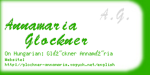 annamaria glockner business card